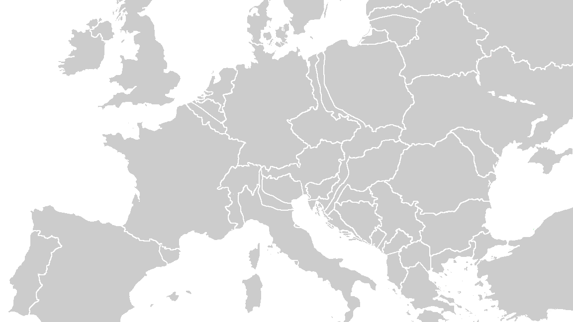 Europe delivery map